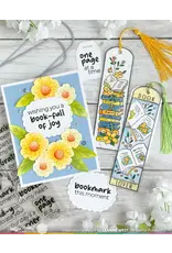 WAFFLE FLOWER WAFFLE FLOWER INSIDE SENTIMENTS BOOK LOVER CLEAR STAMP SET