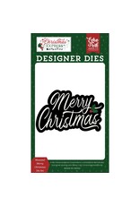 ECHO PARK PAPER ECHO PARK CHRISTMAS EXPRESS MOUNTED MERRY CHRISTMAS DIE