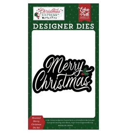ECHO PARK PAPER ECHO PARK CHRISTMAS EXPRESS MOUNTED MERRY CHRISTMAS DIE