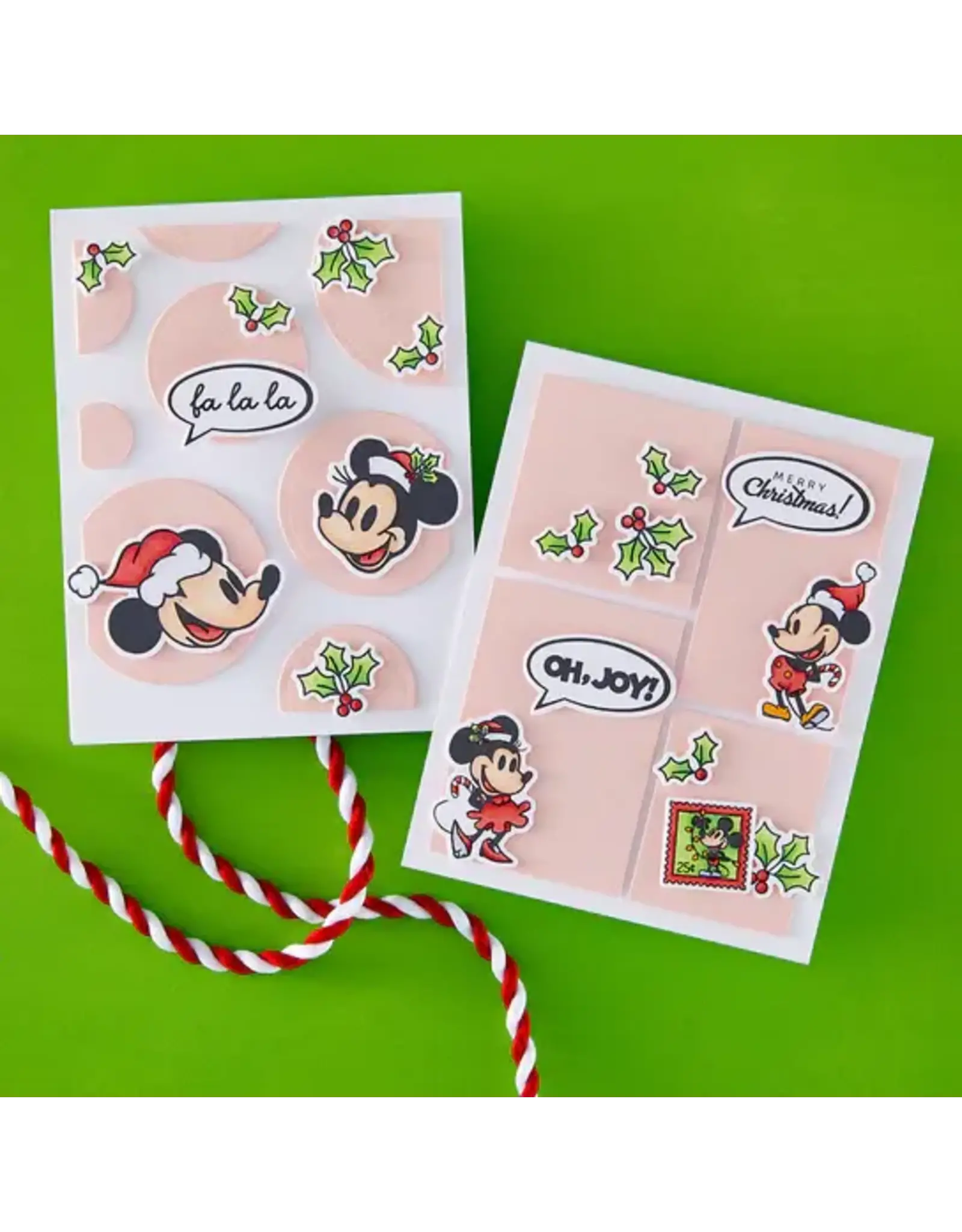 SPELLBINDERS SPELLBINDERS SIMPLE STORIES SAY CHEESE CLASSIC MOUSE CHRISTMAS CLEAR STAMP AND DIE BUNDLE