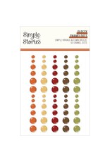 SIMPLE STORIES SIMPLE STORIES SIMPLE VINTAGE AUTUMN BREEZE GLOSSY ENAMEL DOTS