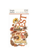 SIMPLE STORIES SIMPLE STORIES SIMPLE PAGES AUTUMN BREEZE PAGE PIECES 22/PK