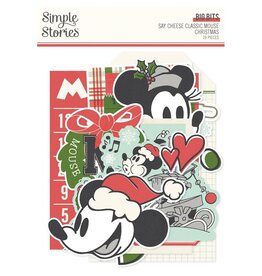 SIMPLE STORIES SIMPLE STORIES SAY CHEESE CLASSIC MOUSE CHRISTMAS BIG BITS & PIECES 19/PK
