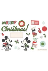 SIMPLE STORIES SIMPLE STORIES SIMPLE PAGES SAY CHEESE CLASSIC MOUSE CHRISTMAS PAGE PIECES 19/PK