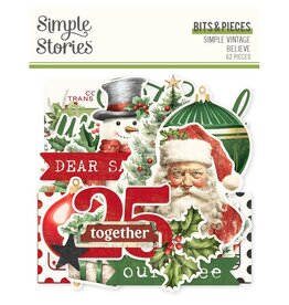 SIMPLE STORIES SIMPLE STORIES SIMPLE VINTAGE BELIEVE ELEMENTS BITS & PIECES 62/PK
