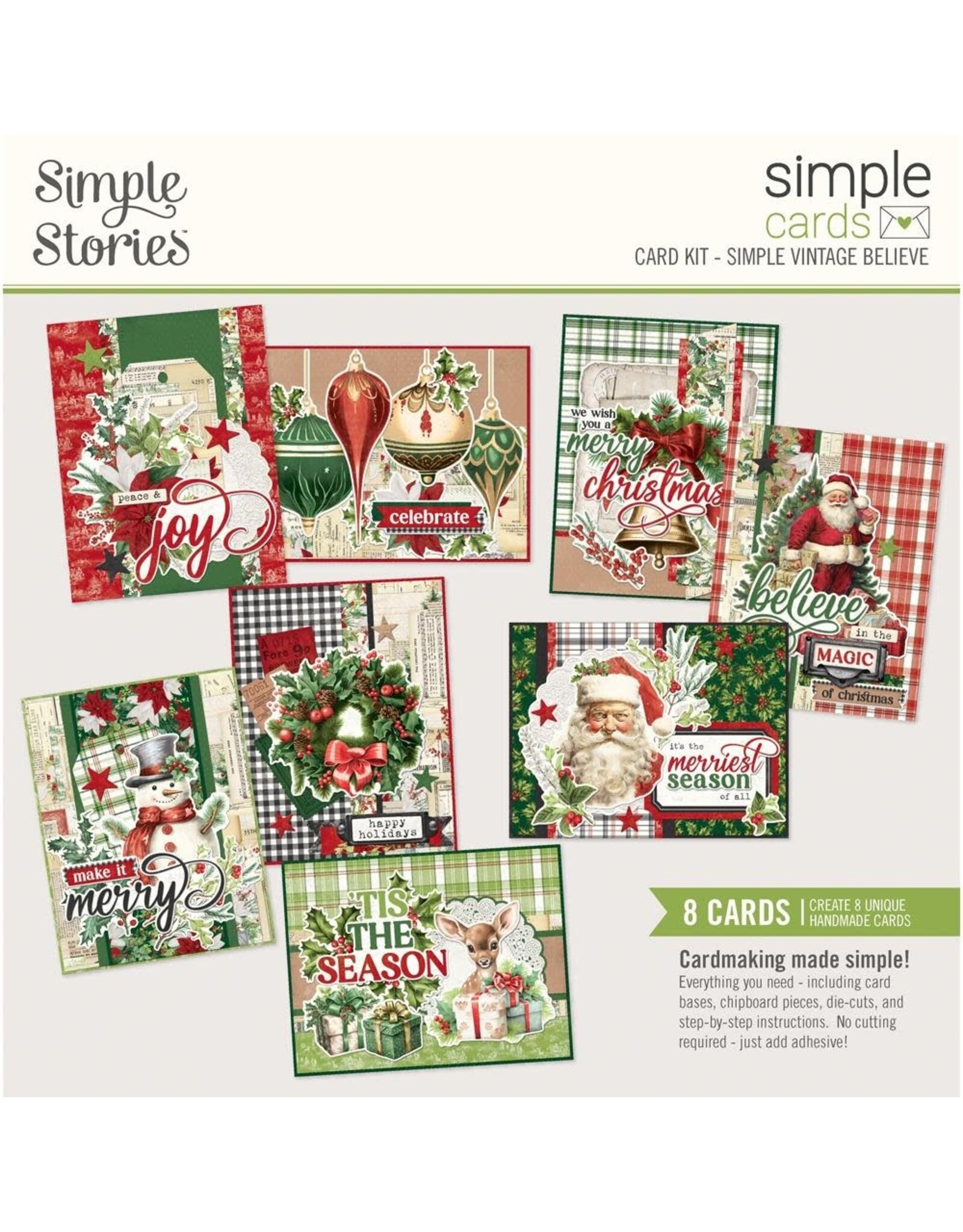 SIMPLE STORIES SIMPLE STORIES SIMPLE CARDS SIMPLE VINTAGE BELIEVE CARD KIT