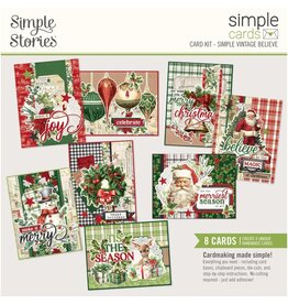 SIMPLE STORIES SIMPLE STORIES SIMPLE CARDS SIMPLE VINTAGE BELIEVE CARD KIT