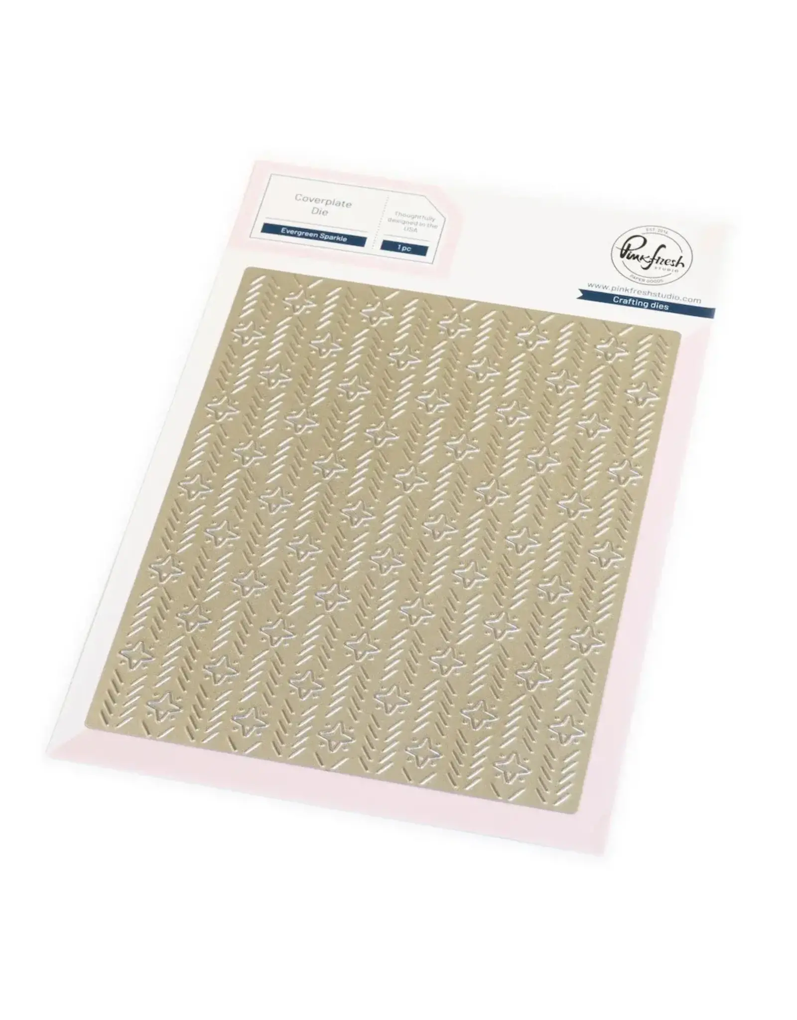 PINKFRESH PINKFRESH STUDIO EVERGREEN SPARKLE COVERPLATE DIE