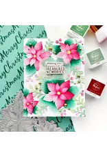 PINKFRESH PINKFRESH STUDIO WHISPERS OF POINSETTIA STENCIL SET 5/PK PINKFRESH PINKFRESH STUDIO WHISPERS OF POINSETTIA STENCIL SET 5/PK