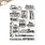 ELIZABETH CRAFT DESIGNS ELIZABETH CRAFT DESIGNS CUTE & WHIMSICAL LIVING IT UP IN THE KITCHEN SENTIMENTS CLEAR STAMP SET