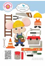 ELIZABETH CRAFT DESIGNS ELIZABETH CRAFT DESIGNS CUTE & WHIMSICAL LIVING IT UP CONSTRUCTION ACCESSORIES DIE SET