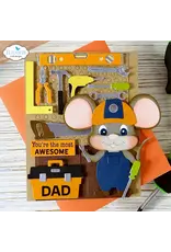 ELIZABETH CRAFT DESIGNS ELIZABETH CRAFT DESIGNS CUTE & WHIMSICAL LIVING IT UP CONSTRUCTION ACCESSORIES DIE SET