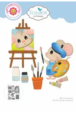 ELIZABETH CRAFT DESIGNS ELIZABETH CRAFT DESIGNS CUTE & WHIMSICAL LIVING IT UP ART ACCESSORIES DIE SET