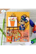 ELIZABETH CRAFT DESIGNS ELIZABETH CRAFT DESIGNS CUTE & WHIMSICAL LIVING IT UP ART ACCESSORIES DIE SET