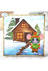 ELIZABETH CRAFT DESIGNS ELIZABETH CRAFT DESIGNS CUTE & WHIMSICAL LIVING IT UP CABIN DIE SET