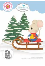 ELIZABETH CRAFT DESIGNS ELIZABETH CRAFT DESIGNS CUTE & WHIMSICAL LIVING IT UP WINTER SCENERY ACCESSORIES DIE SET