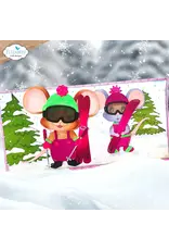 ELIZABETH CRAFT DESIGNS ELIZABETH CRAFT DESIGNS CUTE & WHIMSICAL LIVING IT UP WINTER SCENERY ACCESSORIES DIE SET