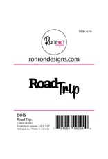 RONRON DESIGNS RONRON DESIGNS ROAD TRIP WOOD PIECE