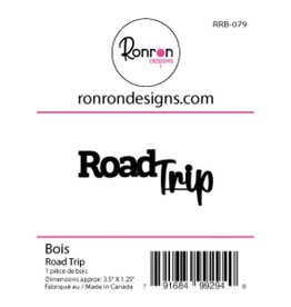 RONRON DESIGNS RONRON DESIGNS ROAD TRIP WOOD PIECE