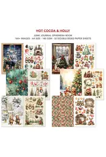 CIAO BELLA CIAO BELLA HOT COCOA & HOLLY JUNK JOURNAL & EPHEMERA 32/PK