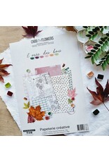 CHOU & FLOWERS CHOU & FLOWERS COLLECTION L'ORÉE DES BOIS PAPETERIE CRÉATIVE A4 COLLECTION PACK