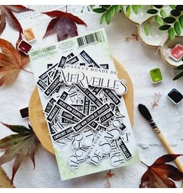 CHOU & FLOWERS CHOU & FLOWERS COLLECTION L'ORÉE DES BOIS MOTS D'AUTOMNE DIE-CUTS