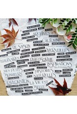 CHOU & FLOWERS CHOU & FLOWERS COLLECTION L'ORÉE DES BOIS MOTS D'AUTOMNE DIE-CUTS