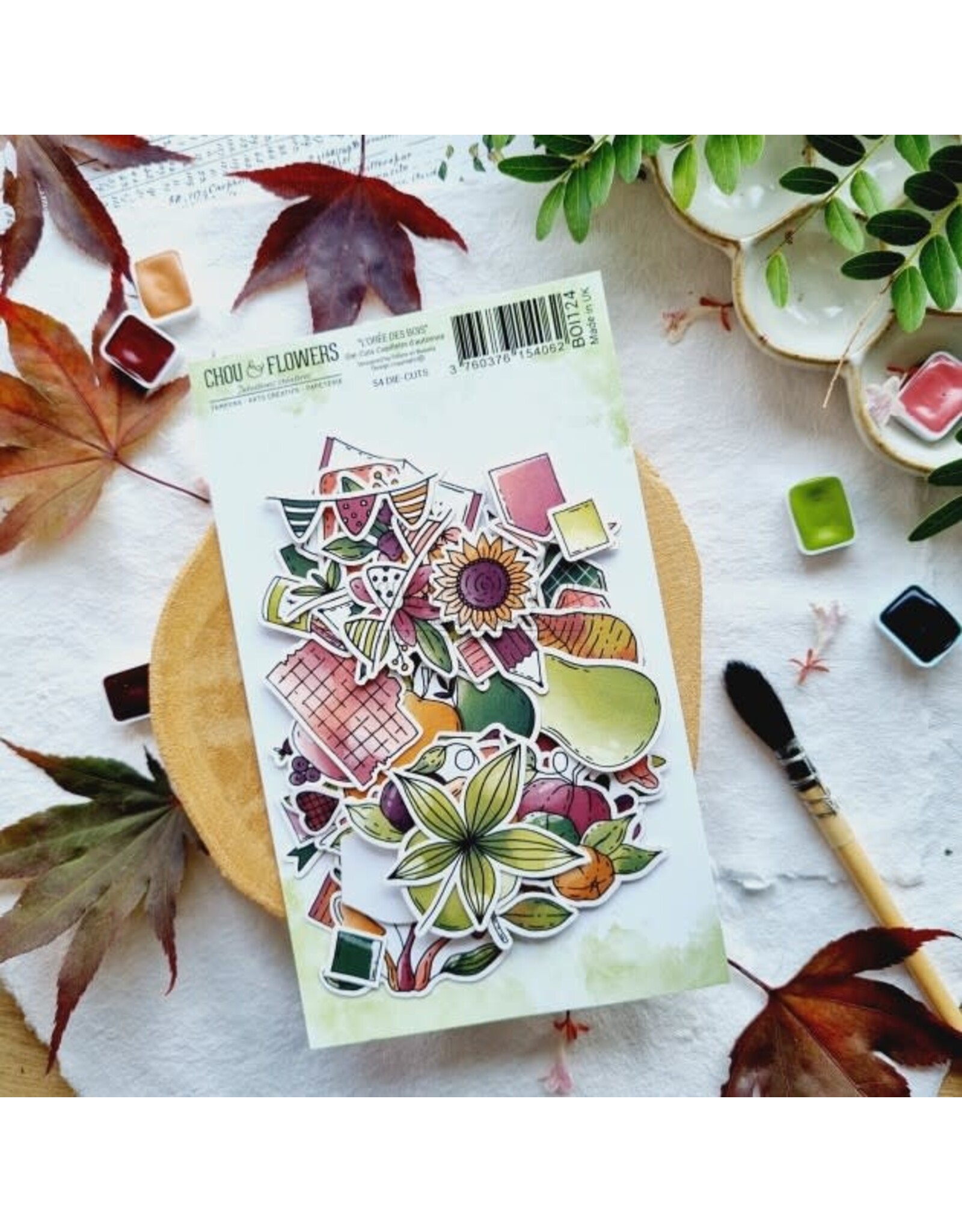 CHOU & FLOWERS CHOU & FLOWERS COLLECTION L'ORÉE DES BOIS CUEILLETTE D'AUTOMNE DIE-CUTS