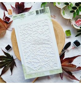 CHOU & FLOWERS CHOU & FLOWERS COLLECTION L'ORÉE DES BOIS LES POCHOIRS A6 FEUILLAGES
