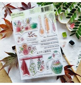 CHOU & FLOWERS CHOU & FLOWERS COLLECTION L'ORÉE DES BOIS EN CUISUNE A5 CLEAR STAMP SET