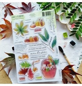 CHOU & FLOWERS CHOU & FLOWERS COLLECTION L'ORÉE DES BOIS AMBIANCE SOUS-BOIS A5 CLEAR STAMP SET
