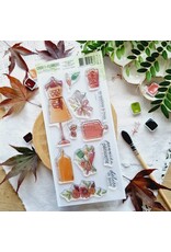 CHOU & FLOWERS CHOU & FLOWERS COLLECTION L'ORÉE DES BOIS LE TABLIER DL CLEAR STAMP SET