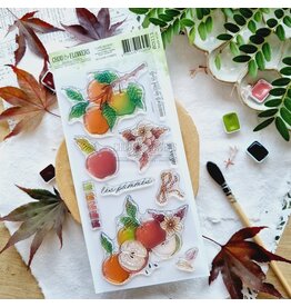 CHOU & FLOWERS CHOU & FLOWERS COLLECTION L'ORÉE DES BOIS LES POMMES DL CLEAR STAMP SET
