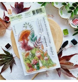 CHOU & FLOWERS CHOU & FLOWERS COLLECTION L'ORÉE DES BOIS MUSHROOMS A6 CLEAR STAMP SET