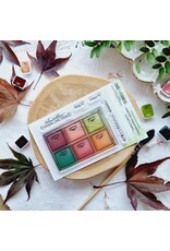 CHOU & FLOWERS CHOU & FLOWERS COLLECTION L'ORÉE DES BOIS ÉCHANTILLON A7 CLEAR STAMP SET