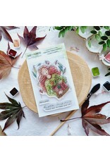 CHOU & FLOWERS CHOU & FLOWERS COLLECTION L'ORÉE DES BOIS FILLE D'AUTOMNE A7 CLEAR STAMP SET