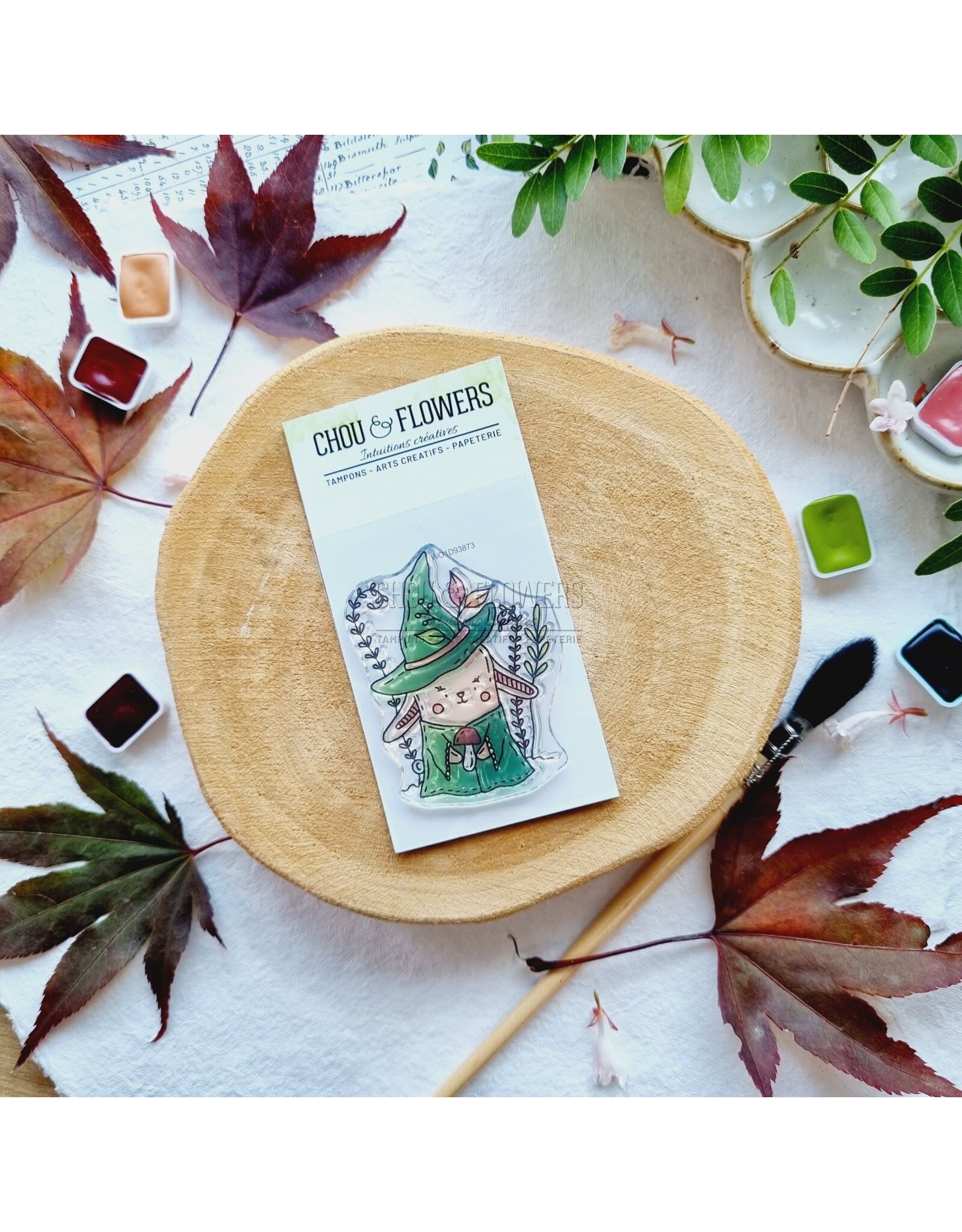 CHOU & FLOWERS CHOU & FLOWERS COLLECTION L'ORÉE DES BOIS DOUDOU DES BOIS A8 CLEAR STAMP