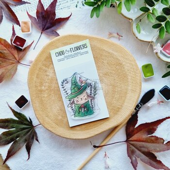 CHOU & FLOWERS CHOU & FLOWERS COLLECTION L'ORÉE DES BOIS DOUDOU DES BOIS A8 CLEAR STAMP