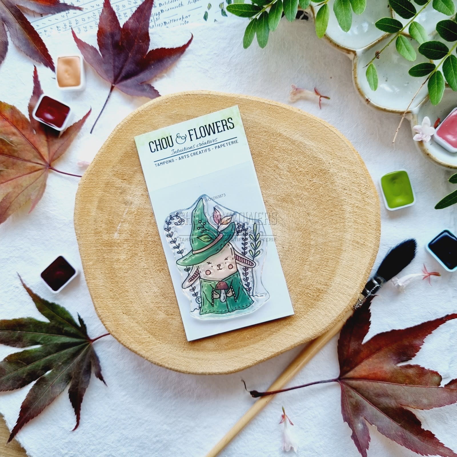 CHOU & FLOWERS CHOU & FLOWERS COLLECTION L'ORÉE DES BOIS DOUDOU DES BOIS A8 CLEAR STAMP