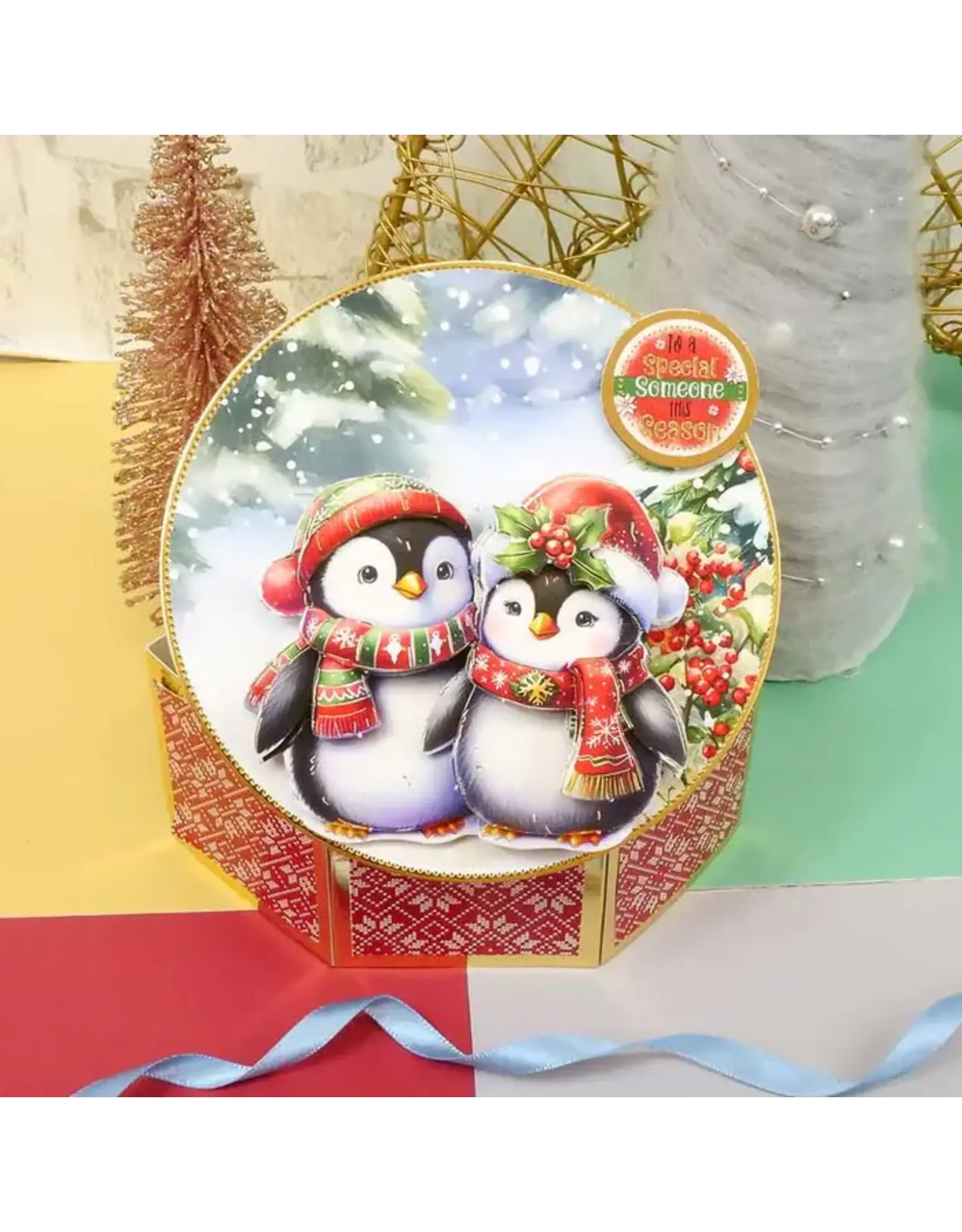 HUNKYDORY CRAFTS LTD. HUNKYDORY POLAR BEARS DECOUPAGE TOPPERS
