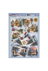 HUNKYDORY CRAFTS LTD. HUNKYDORY SNOWY VILLAGE DECOUPAGE TOPPERS HUNKYDORY CRAFTS LTD. HUNKYDORY SNOWY VILLAGE DECOUPAGE TOPPERS