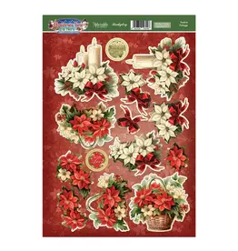 HUNKYDORY CRAFTS LTD. HUNKYDORY FESTIVE FOLIAGE DECOUPAGE TOPPERS