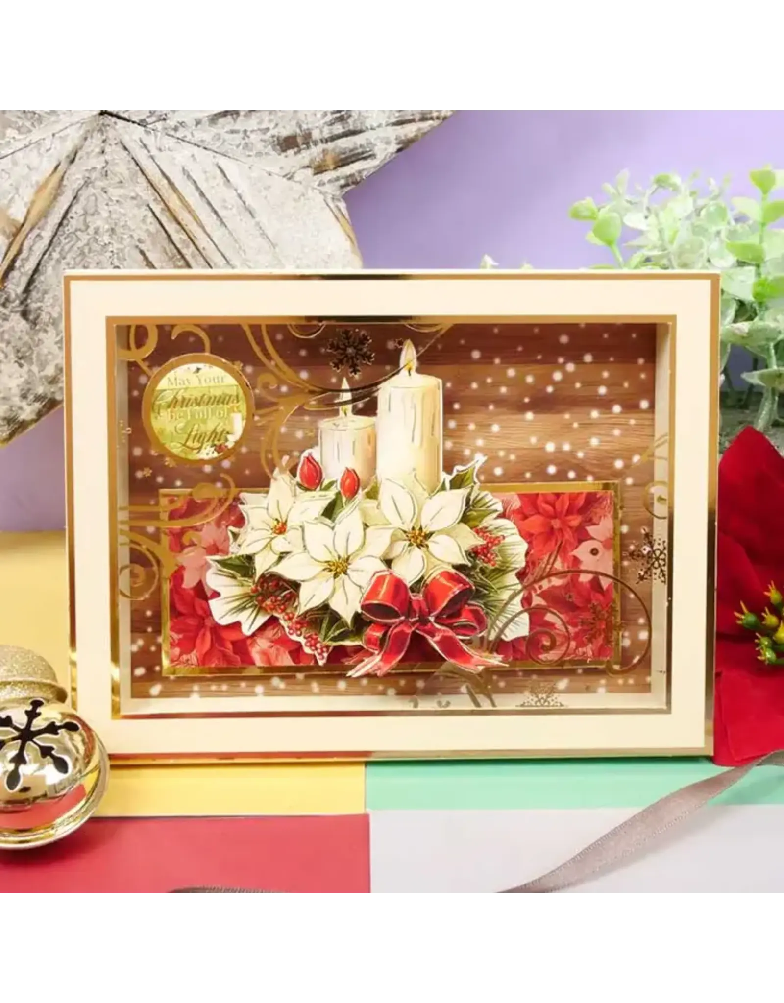 HUNKYDORY CRAFTS LTD. HUNKYDORY FESTIVE FOLIAGE DECOUPAGE TOPPERS