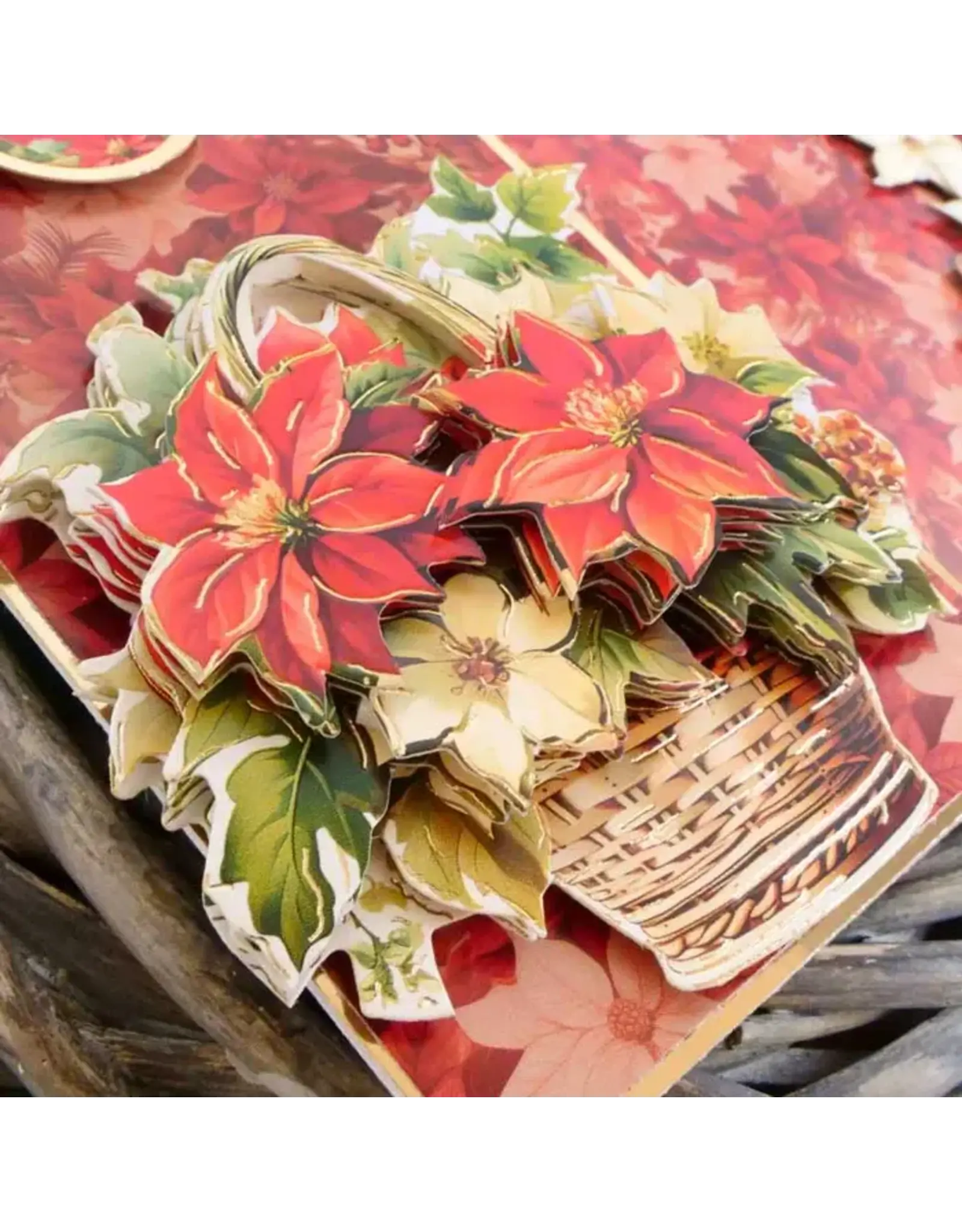 HUNKYDORY CRAFTS LTD. HUNKYDORY FESTIVE FOLIAGE DECOUPAGE TOPPERS