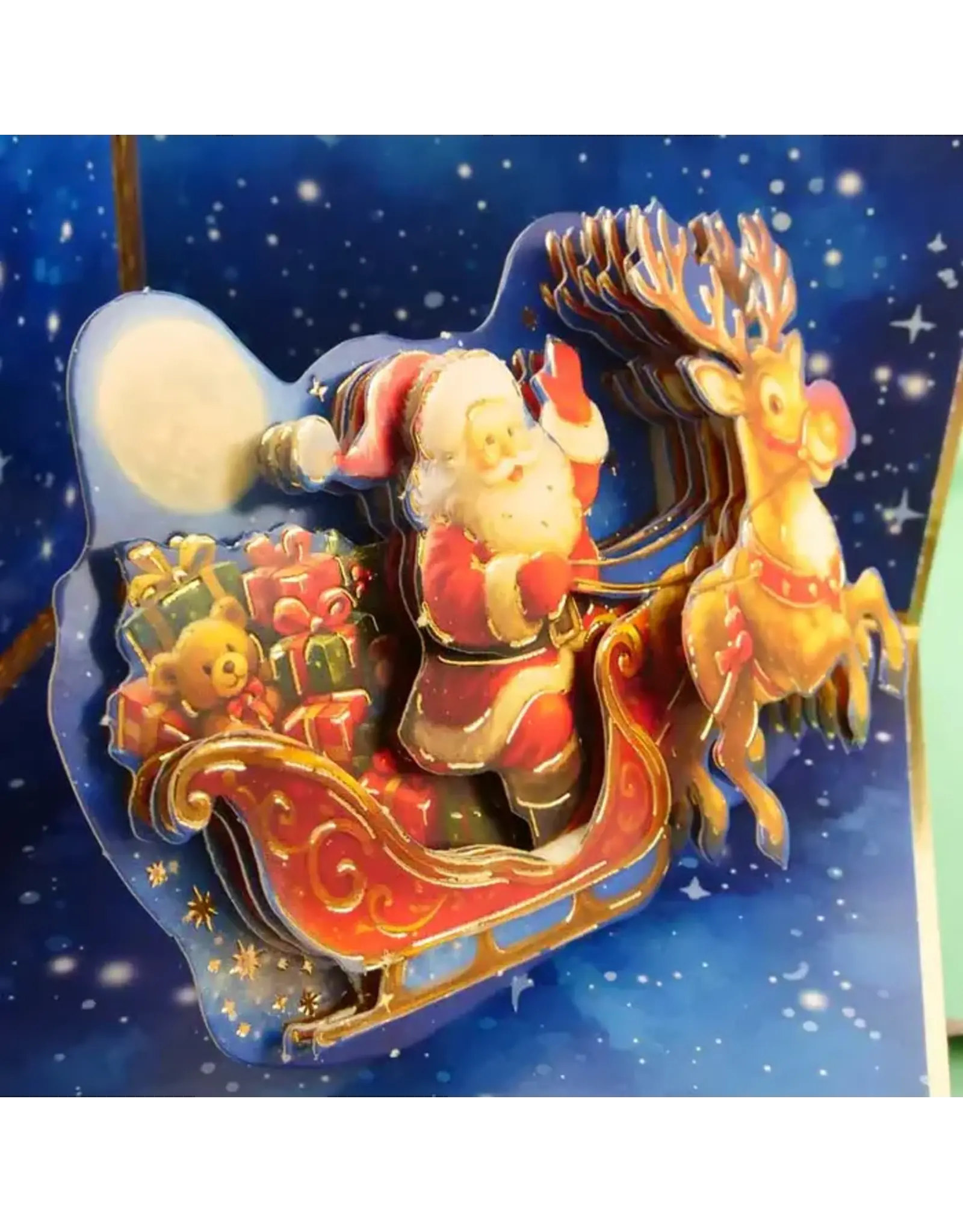 HUNKYDORY CRAFTS LTD. HUNKYDORY FATHER CHRISTMAS DECOUPAGE TOPPERS