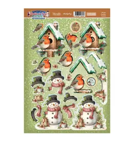 HUNKYDORY CRAFTS LTD. HUNKYDORY WINTER GARDEN DECOUPAGE TOPPERS
