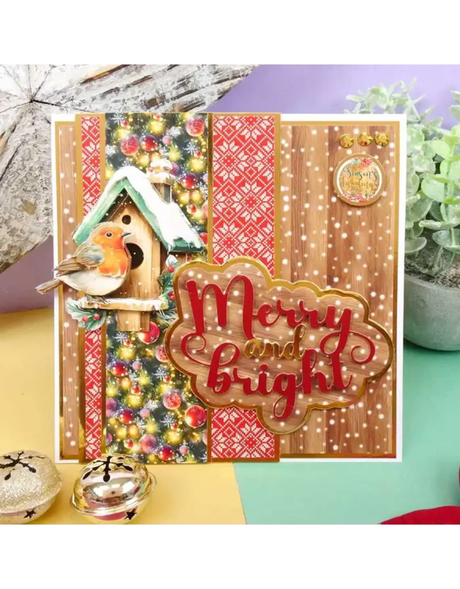 HUNKYDORY CRAFTS LTD. HUNKYDORY WINTER GARDEN DECOUPAGE TOPPERS
