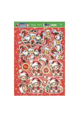 HUNKYDORY CRAFTS LTD. HUNKYDORY CHRISTMAS CHEER DECOUPAGE TOPPERS HUNKYDORY CRAFTS LTD. HUNKYDORY CHRISTMAS CHEER DECOUPAGE TOPPERS
