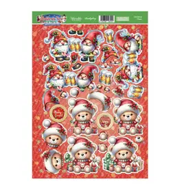 HUNKYDORY CRAFTS LTD. HUNKYDORY CHRISTMAS CHEER DECOUPAGE TOPPERS