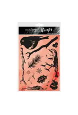 HUNKYDORY CRAFTS LTD. HUNKYDORY FOR THE LOVE OF STAMPS RED ROBIN LAYERING CLEAR STAMP SET HUNKYDORY CRAFTS LTD. HUNKYDORY FOR THE LOVE OF STAMPS RED ROBIN LAYERING CLEAR STAMP SET